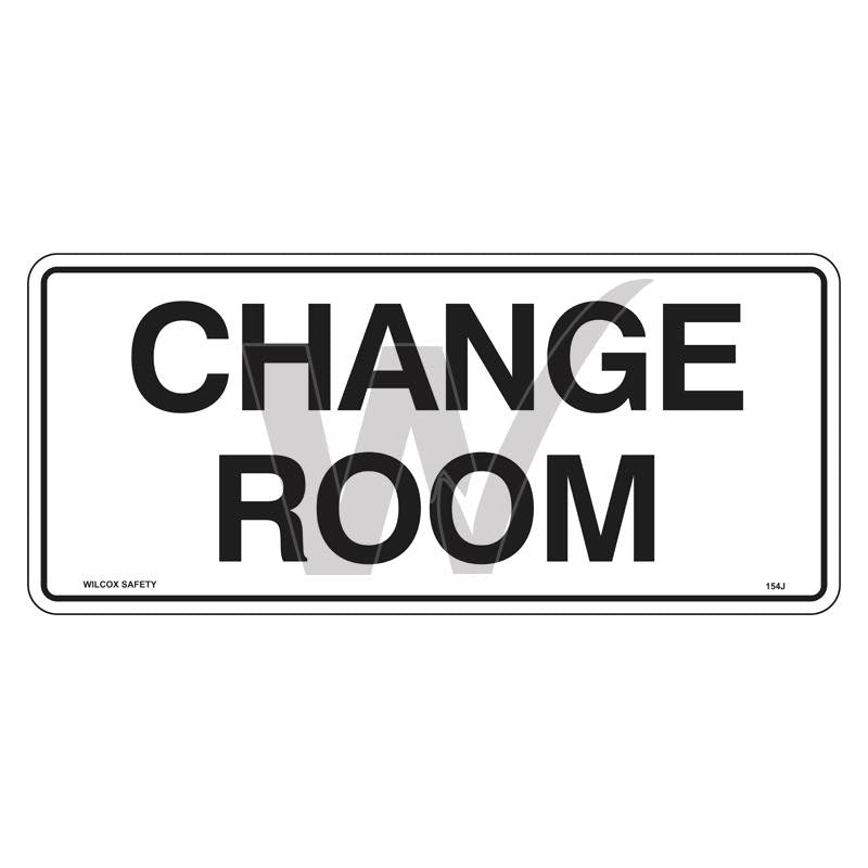 Change Room Sign