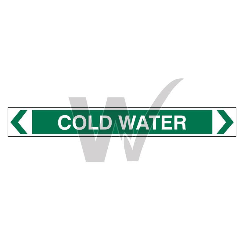 Pipe Marker - Cold Water