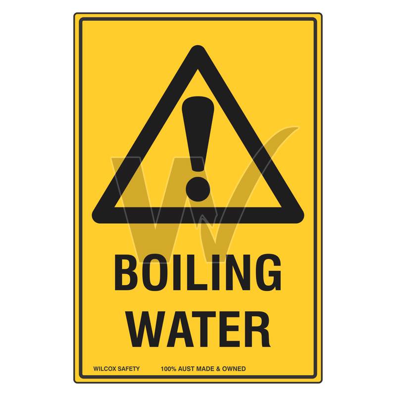 Warning Sign - Boiling Water