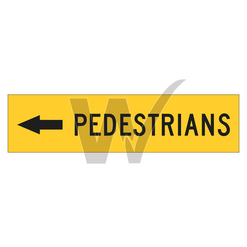 Multi Message Frame Sign - Pedestrians