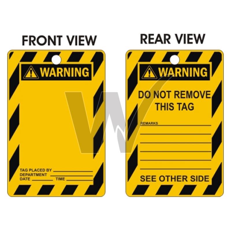 Warning Tags - Blank
