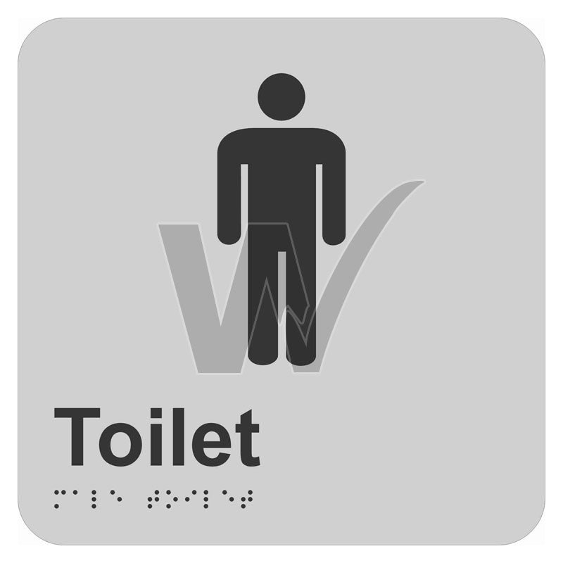 Braille Sign - Mens Toilet