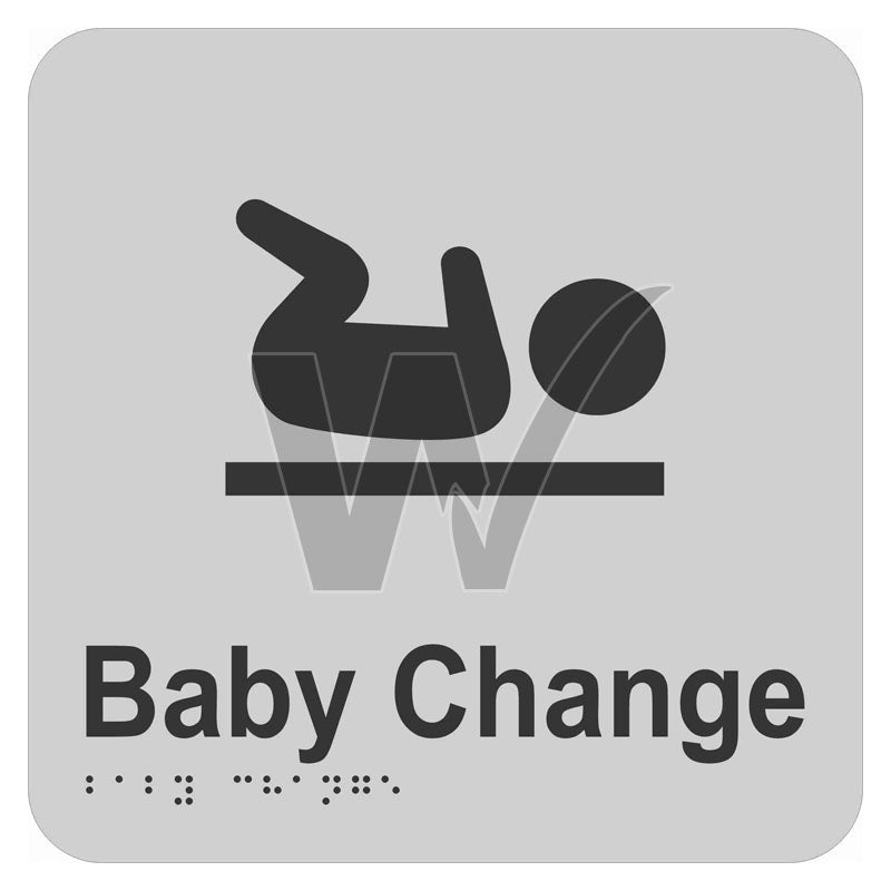 Braille Sign - Baby Change