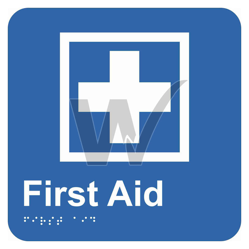 Braille Sign - First Aid