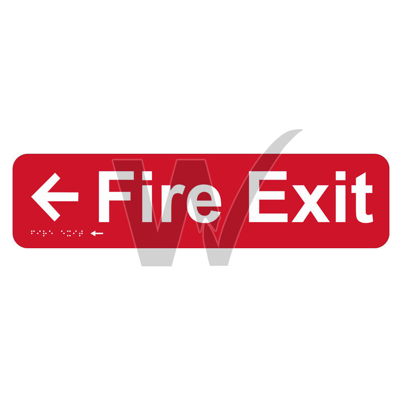 Braille Sign - Fire Exit