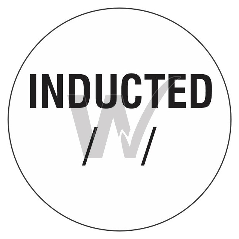 Hard Hat Label - Inducted