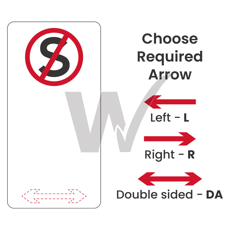 No Standing Sign