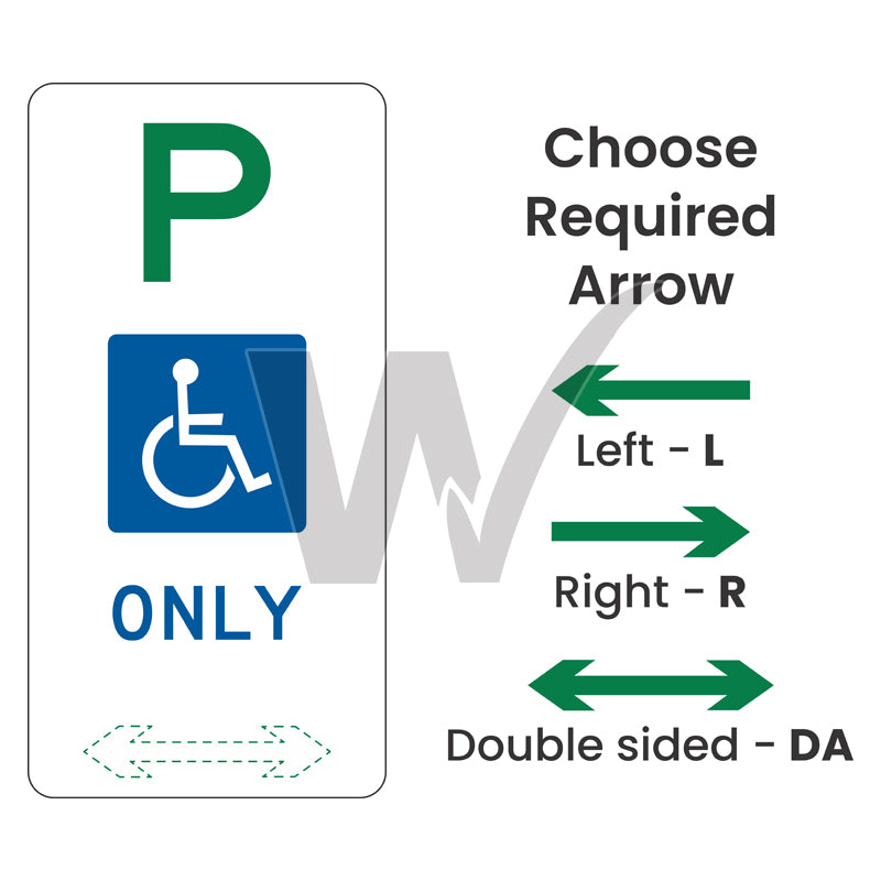 Disabled Parking Only Sign