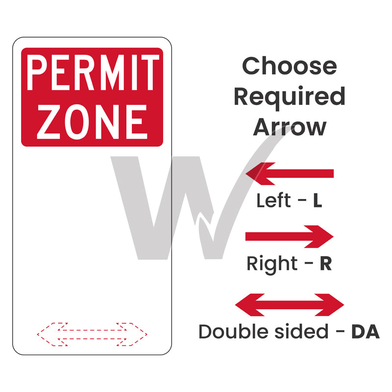 Permit Zone Sign