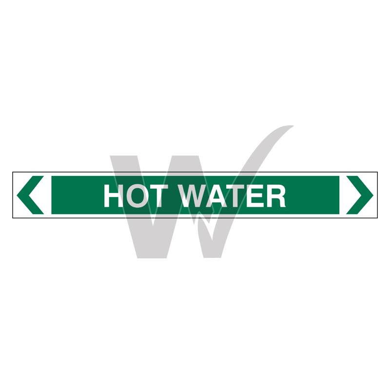 Pipe Marker - Hot Water