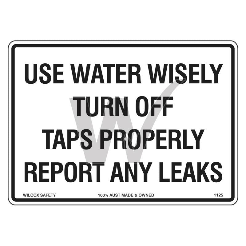 Water Restriction Sign - Use Water Wisely