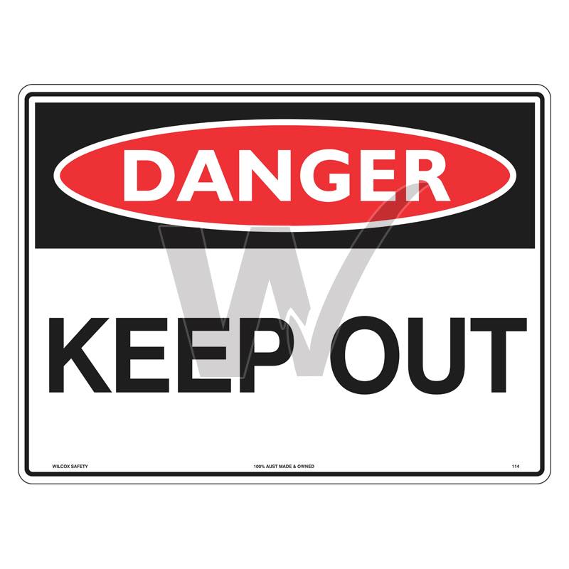 Danger Sign - Keep Out