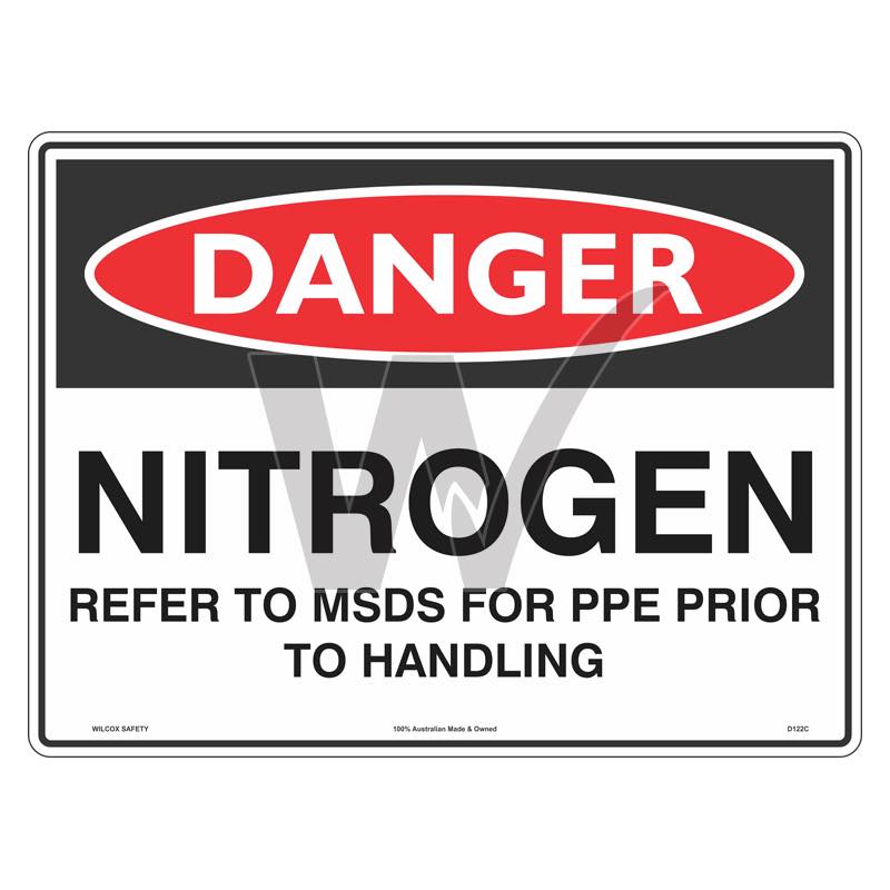 Danger Sign - Nitrogen