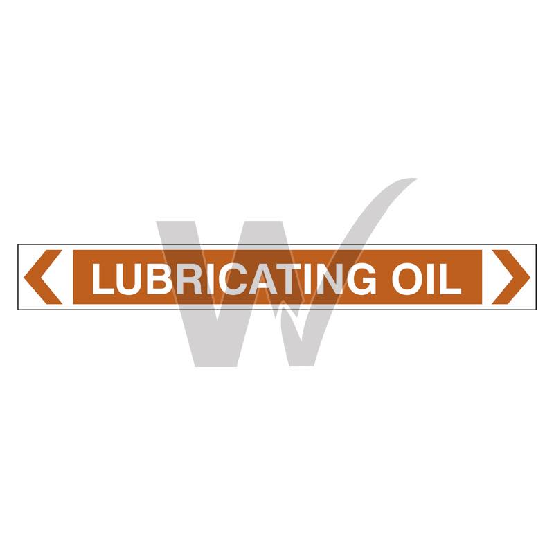 Pipe Marker - Lubricating Oil