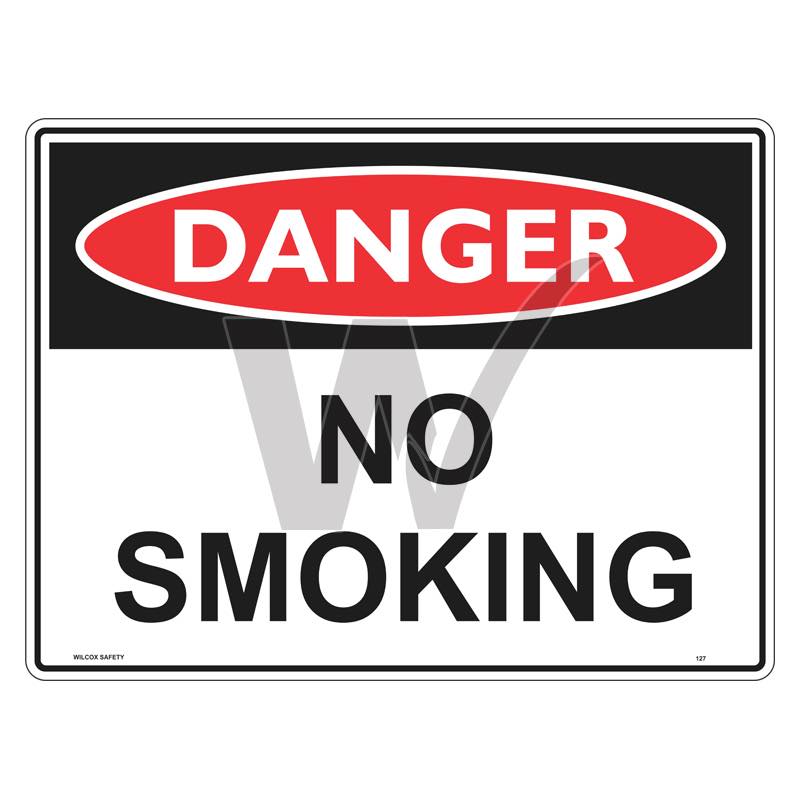 Danger Sign - No Smoking