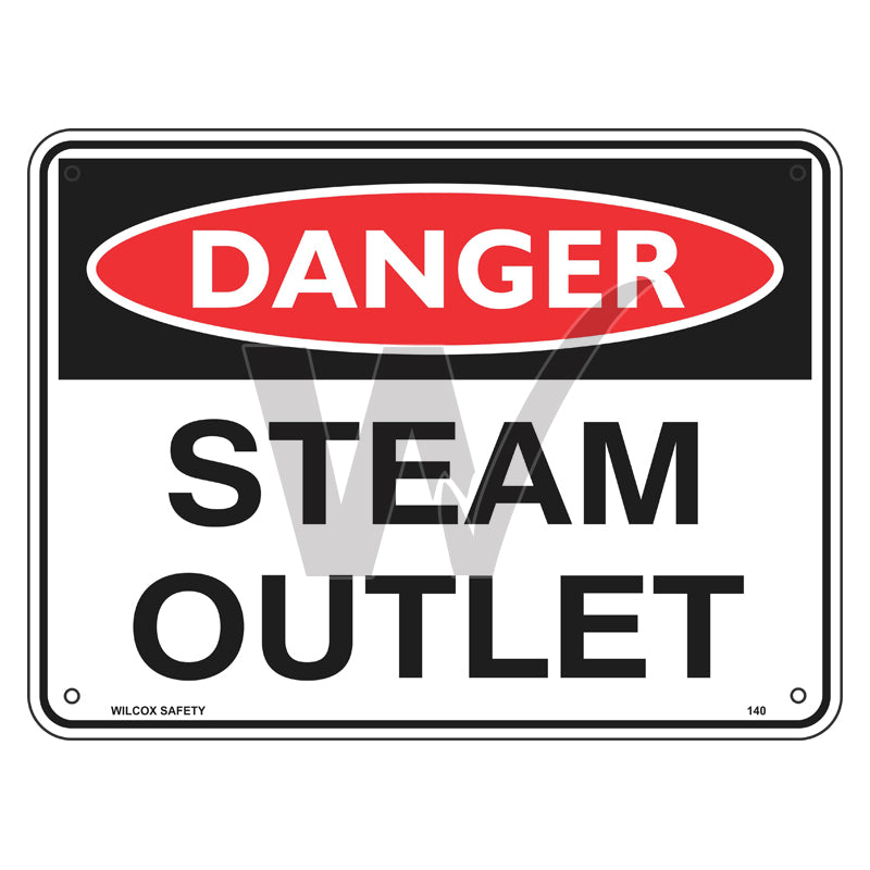 Danger Sign - Steam Outlet