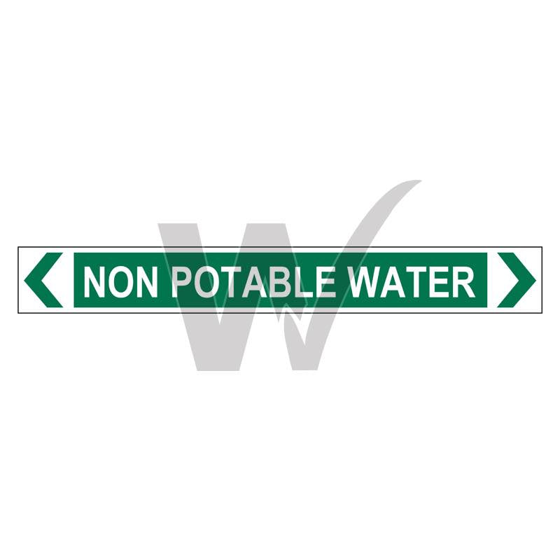 Pipe Marker - Non Potable Water