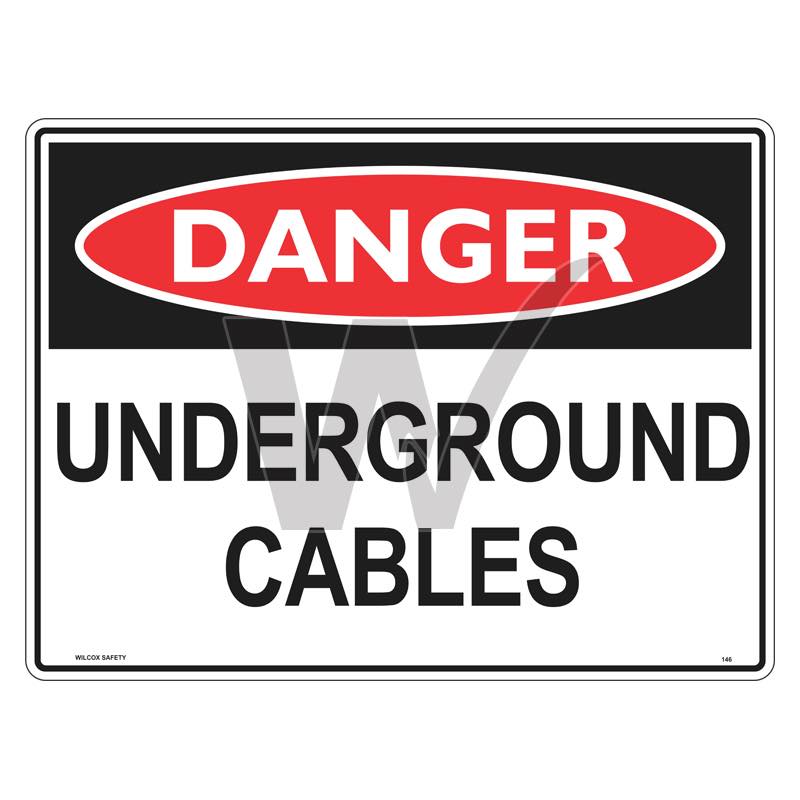 Danger Sign - Underground Cables