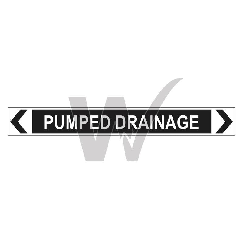 Pipe Marker - Pumped Drainage