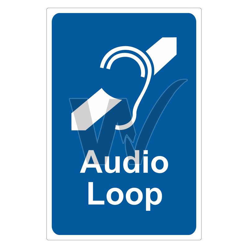 Audio Loop Sign — Wilcox Safety & Signs