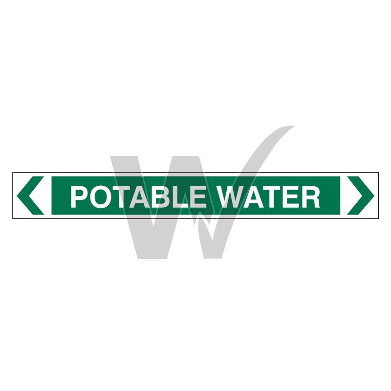 Pipe Marker - Potable Water