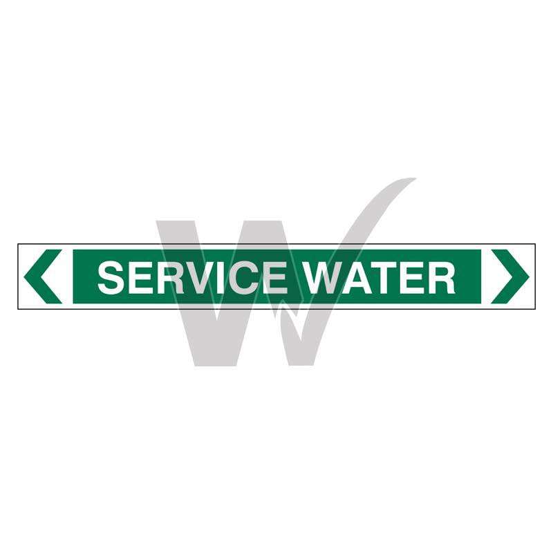 Pipe Marker - Service Water