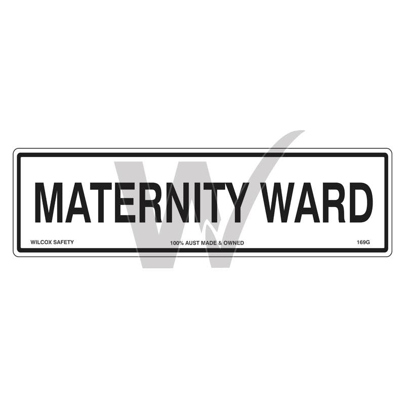 Maternity Ward Sign