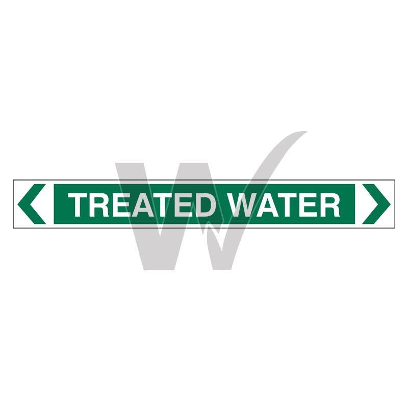 Pipe Marker - Treated Water