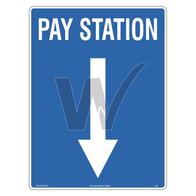 Pay Station Sign