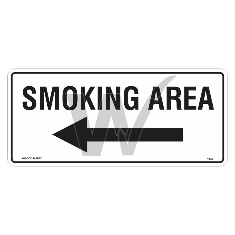Smoking Area Sign — Wilcox Safety & Signs