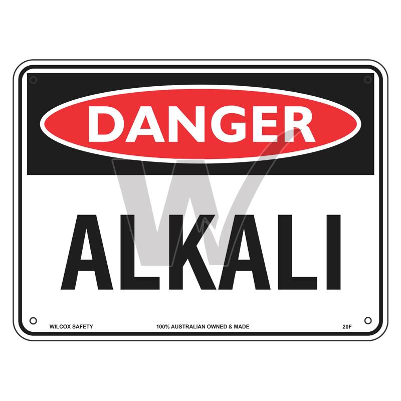 Danger Sign - Alkali