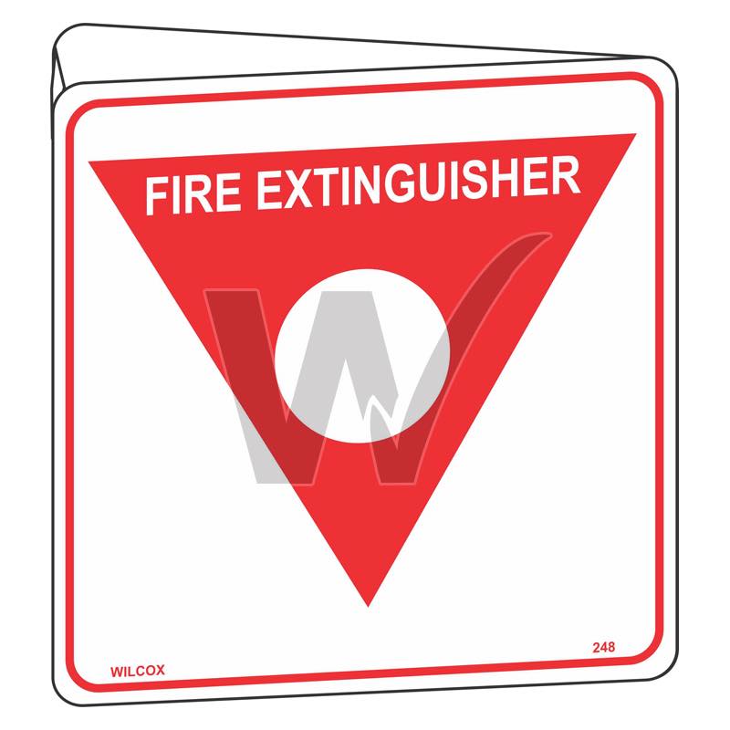Fire Extinguisher Sign (Double Sided)