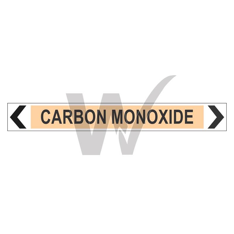 Pipe Marker - Carbon Monoxide
