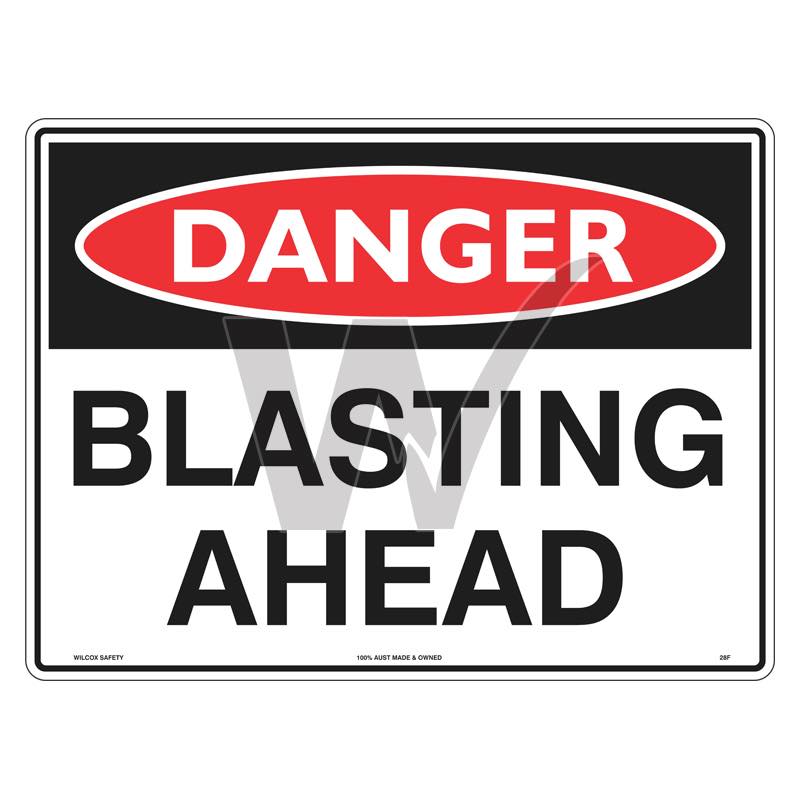 Danger Sign - Blasting Ahead