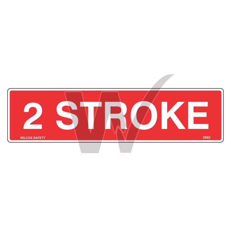 Hazchem Sign - 2 Stroke