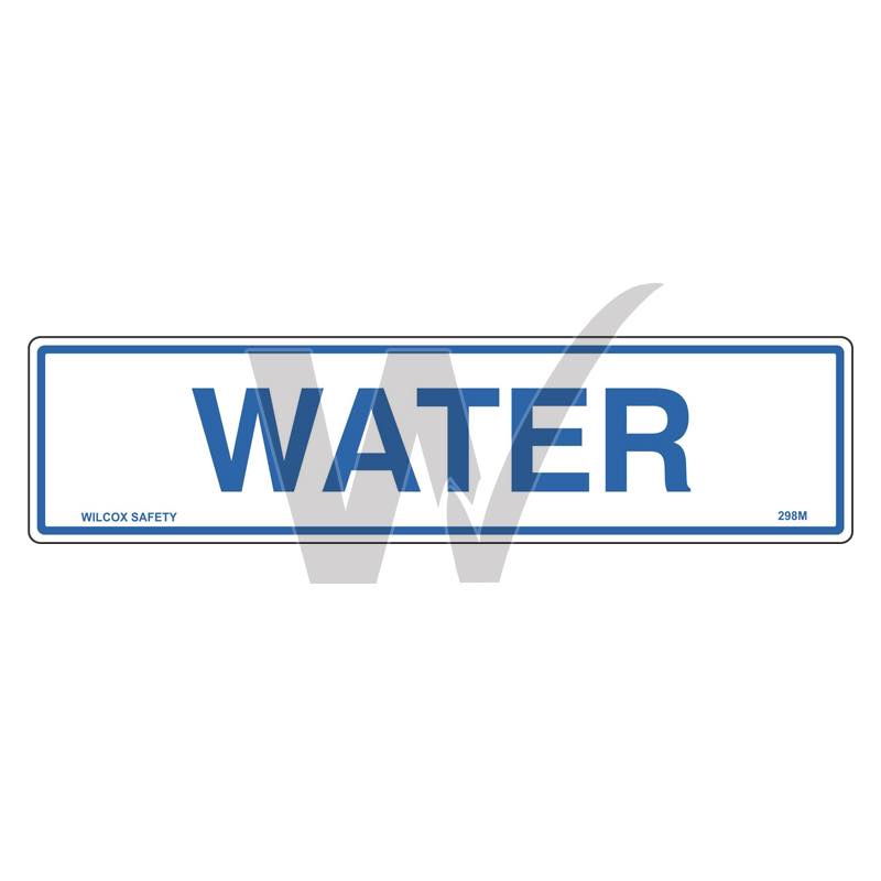 Hazchem Sign - Water