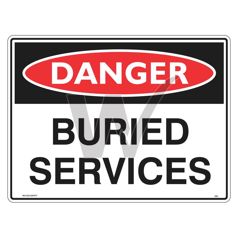 Danger Sign - Buried Services