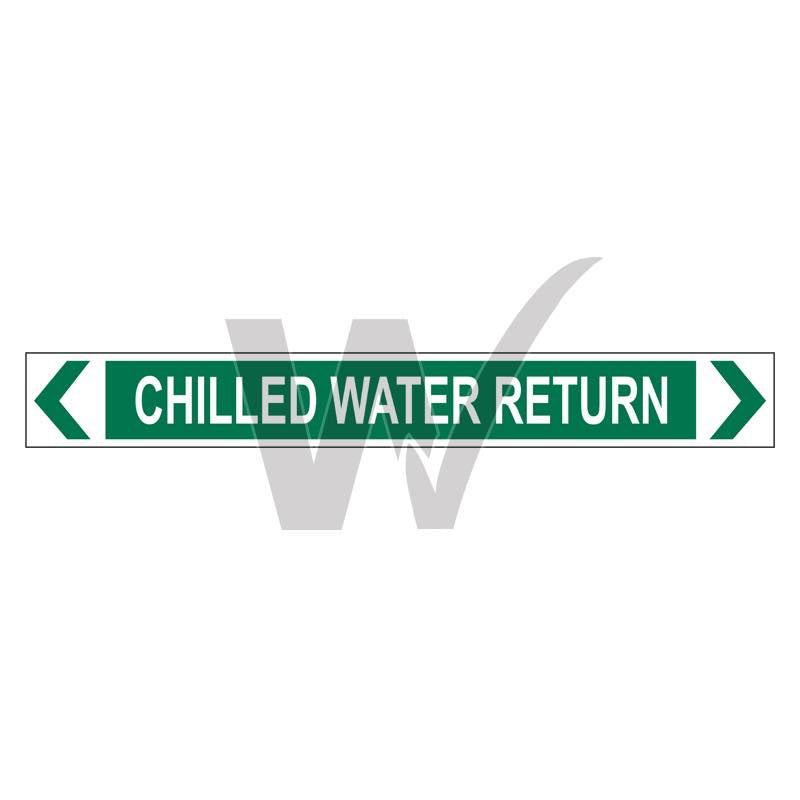 Pipe Marker - Chilled Water Return