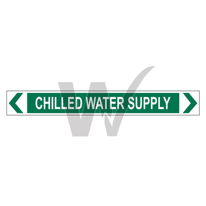 Pipe Marker - Chilled Water Supply