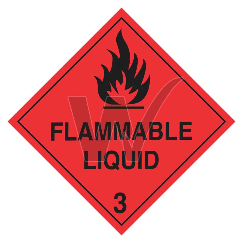 Hazchem Sign - 3 Flammable Liquid