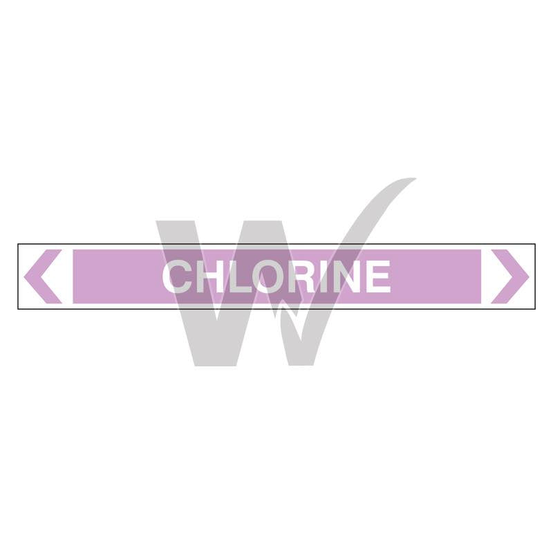 Pipe Marker - Chlorine