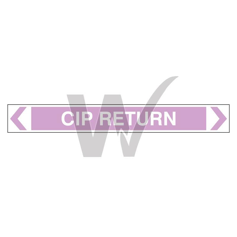 Pipe Marker - CIP Return