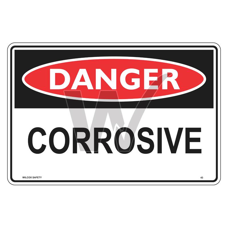 Danger Sign - Corrosive