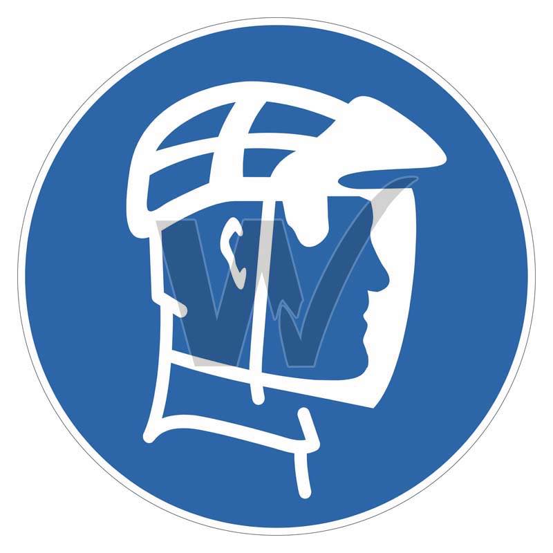 Mandatory Sign - Face Shield