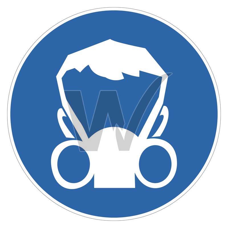 Half Mask Rpe Sign Mandatory Sign - Half Face Mask — Wilcox Safety & Signs