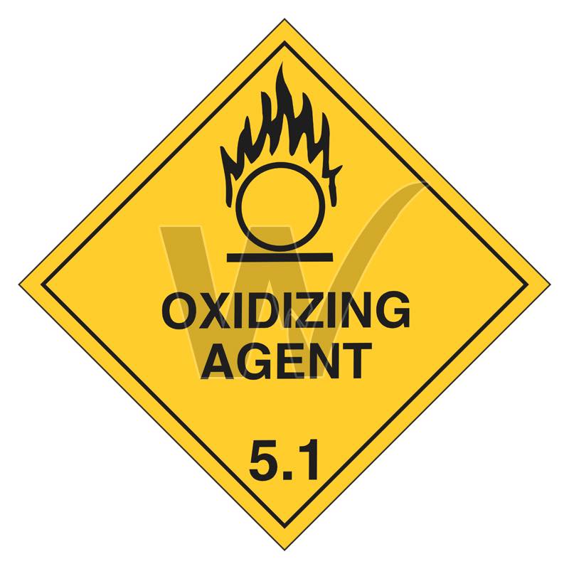 Hazchem Sign - 5.1 Oxidizing Agent