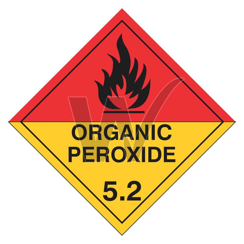 Hazchem Sign - 5.2 Organic Peroxide