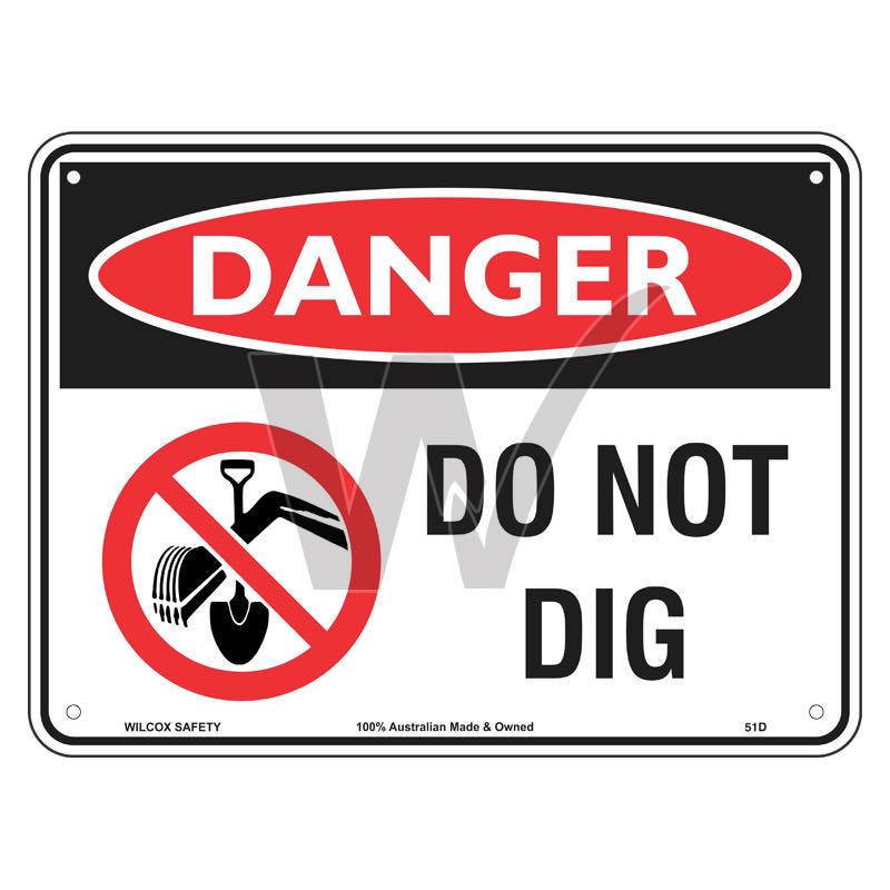 Danger Sign - Do Not Dig