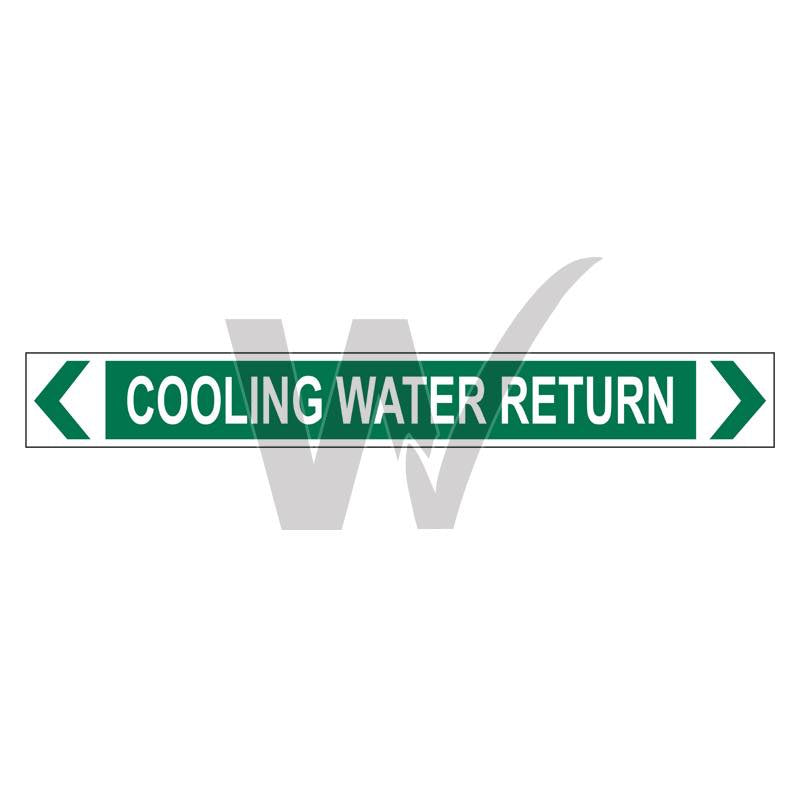 Pipe Marker - Cooling Water Return