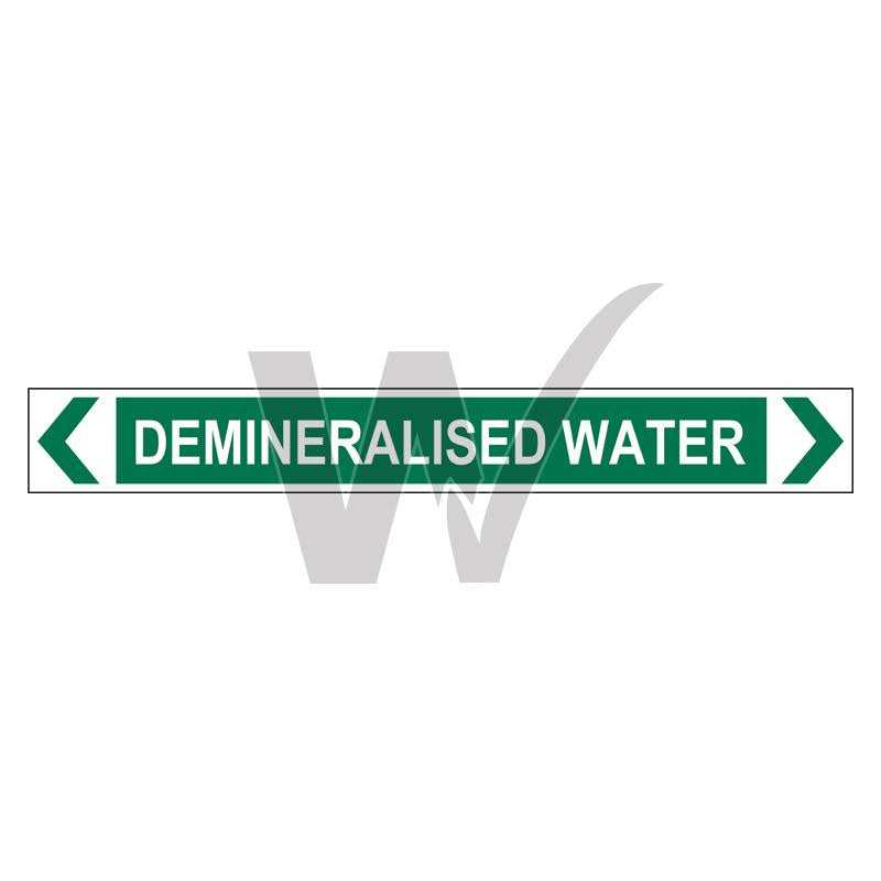 Pipe Marker - Demineralised Water